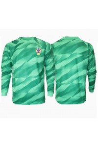 Fotbalové Dres Chorvatsko Brankářské Venkovní Oblečení ME 2024 Dlouhý Rukáv